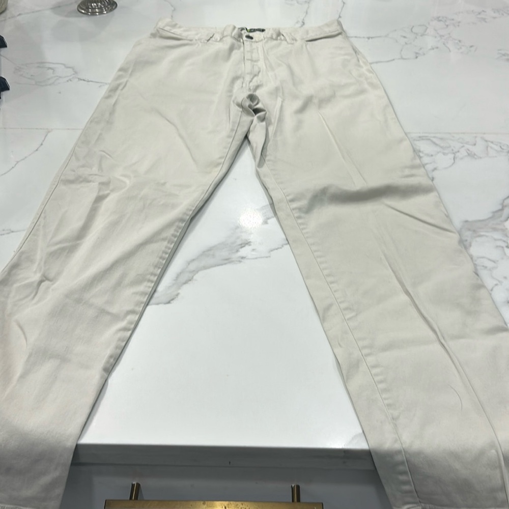 DKNY Khaki Denim‎ Pants. Size Cream. Size 34L (1020 M)